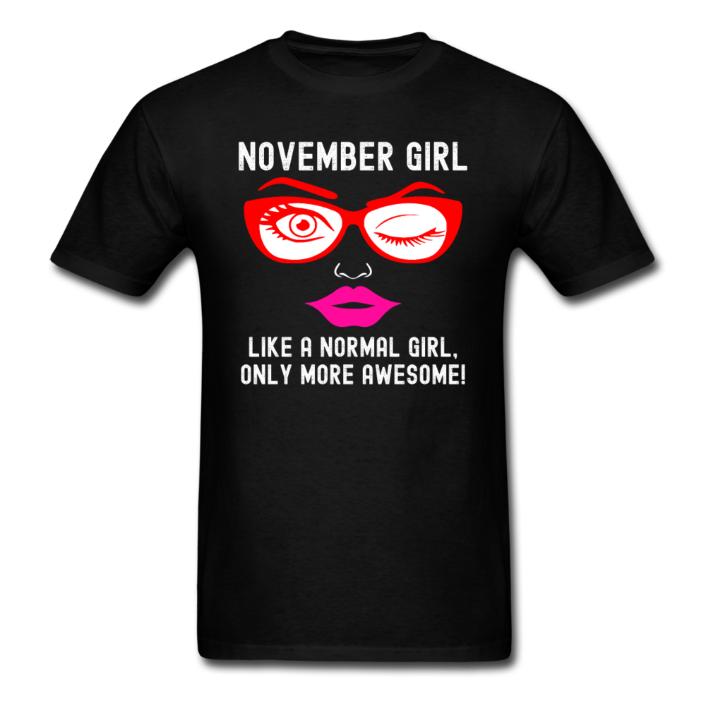 NOVEMBER AWESOME SHIRT - black