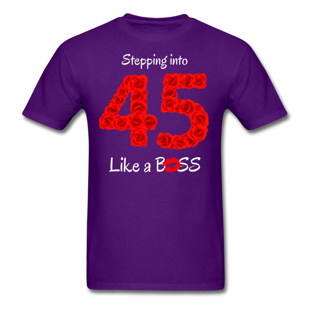 STEP 45 ROSE SHIRT - purple