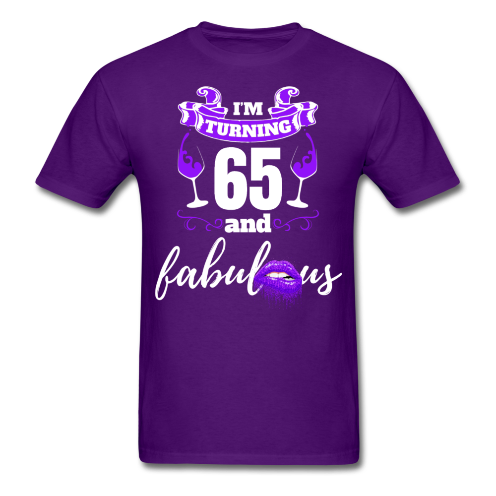 TURNING 65 FAB SHIRT - purple
