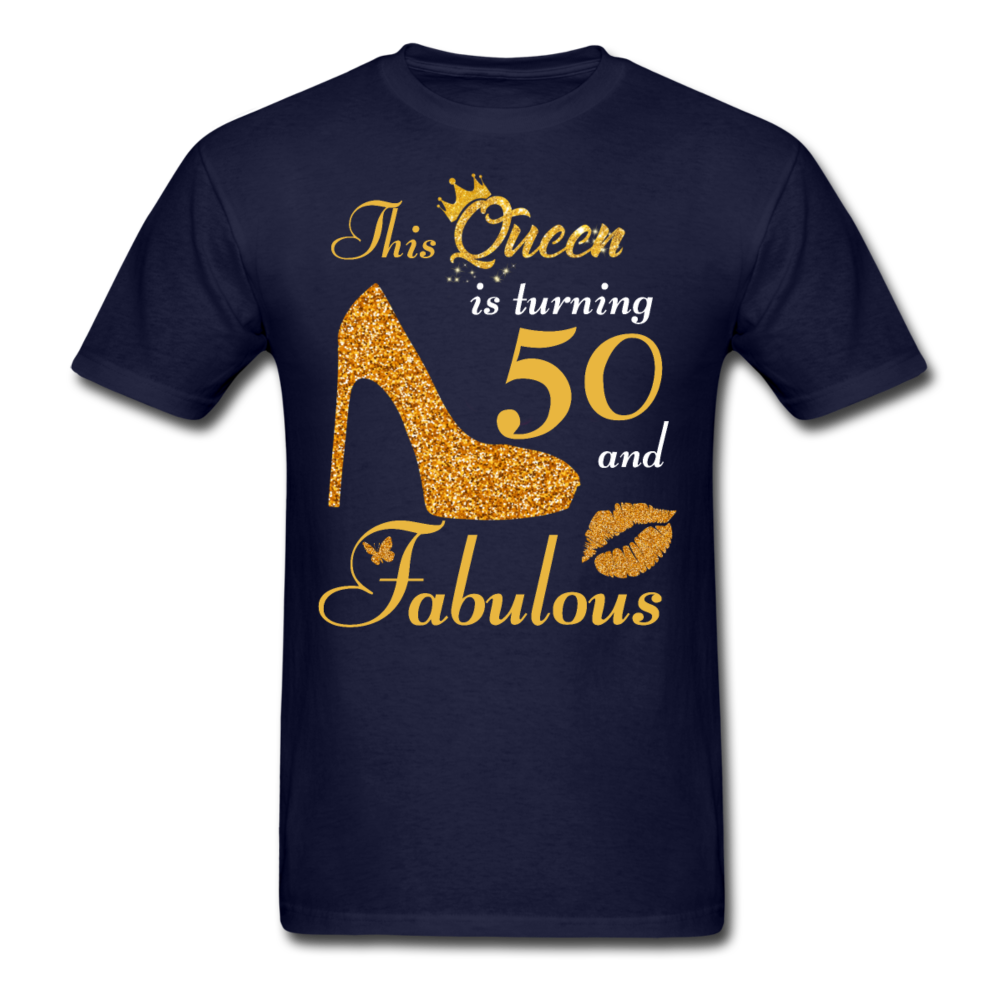 QUEEN TURNING 50 SHIRT - navy