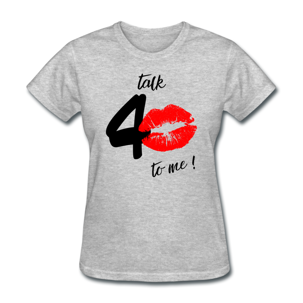 TALK 40 SHIRT - heather gray