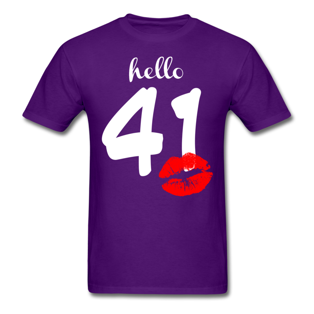 HELLO 41 SHIRT - purple