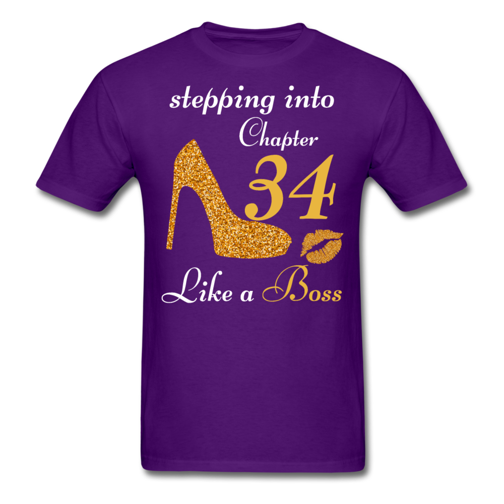 STEPPING CHAPTER 34 UNISEX SHIRT - purple