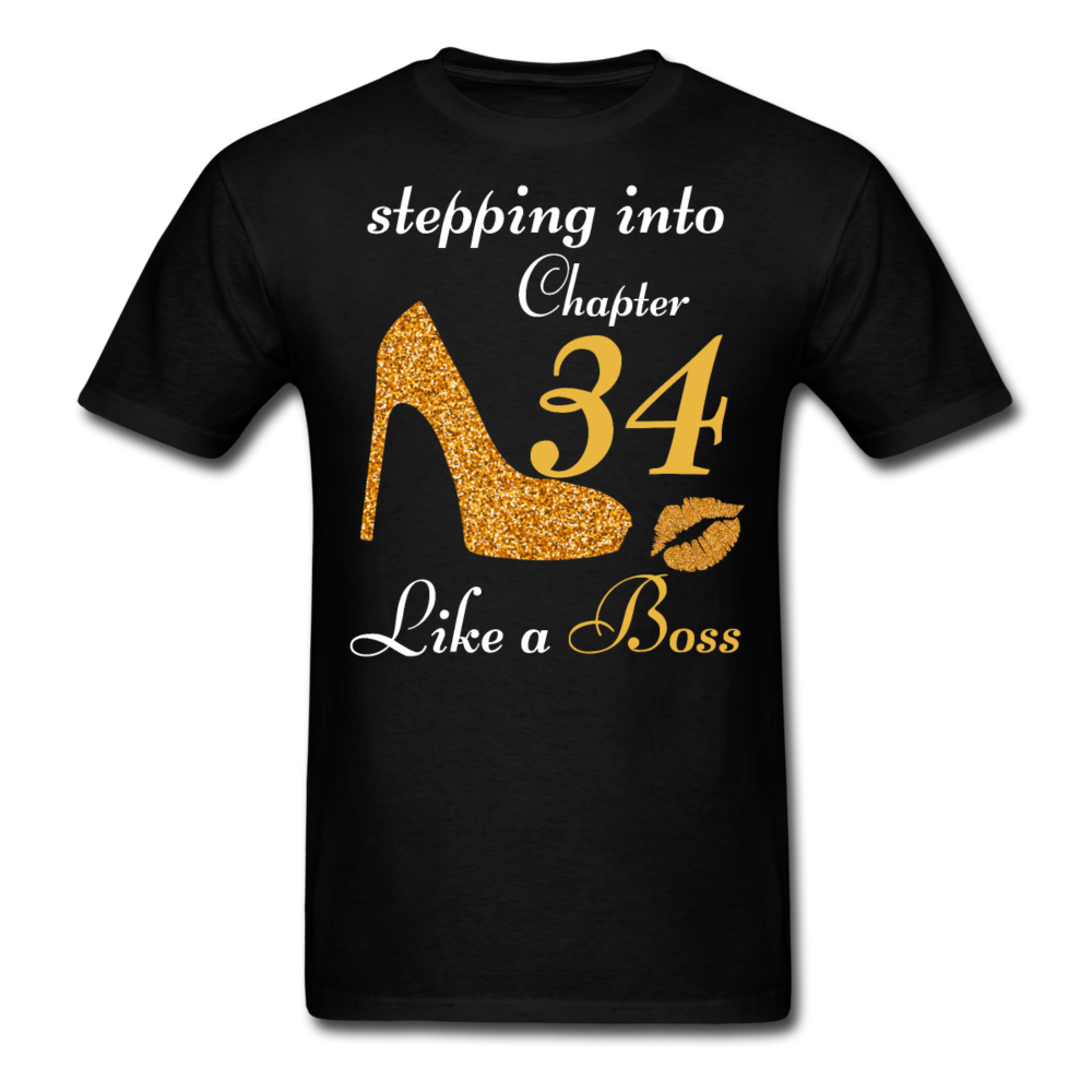 STEPPING CHAPTER 34 UNISEX SHIRT - black