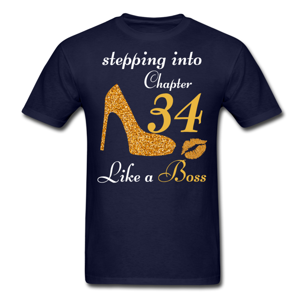 STEPPING CHAPTER 34 UNISEX SHIRT - navy