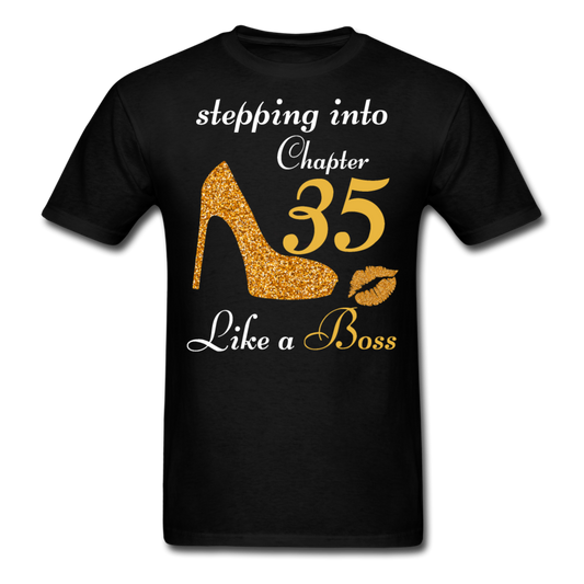 STEPPING CHAPTER 35 UNISEX SHIRT - black