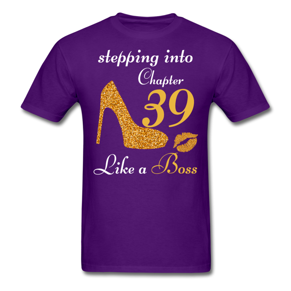 STEPPING CHAPTER 39 UNISEX SHIRT - purple