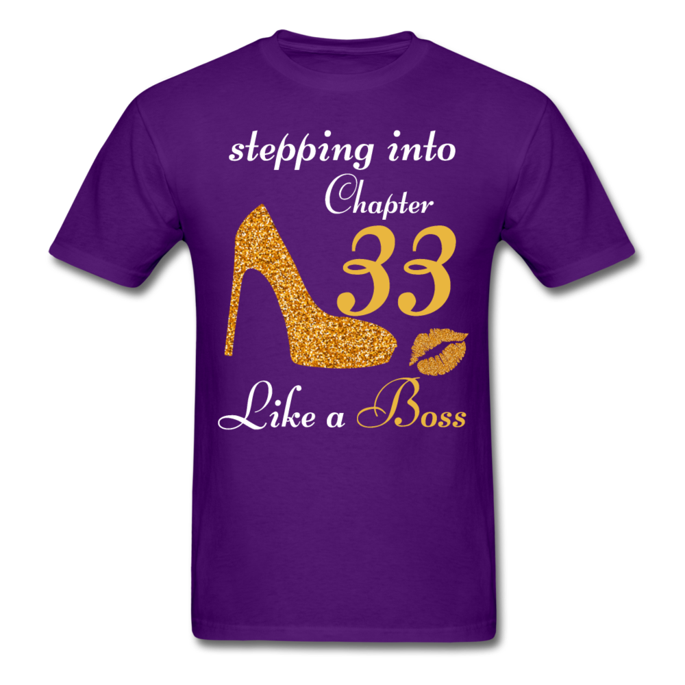 STEPPING CHAPTER 33 UNISEX SHIRT - purple