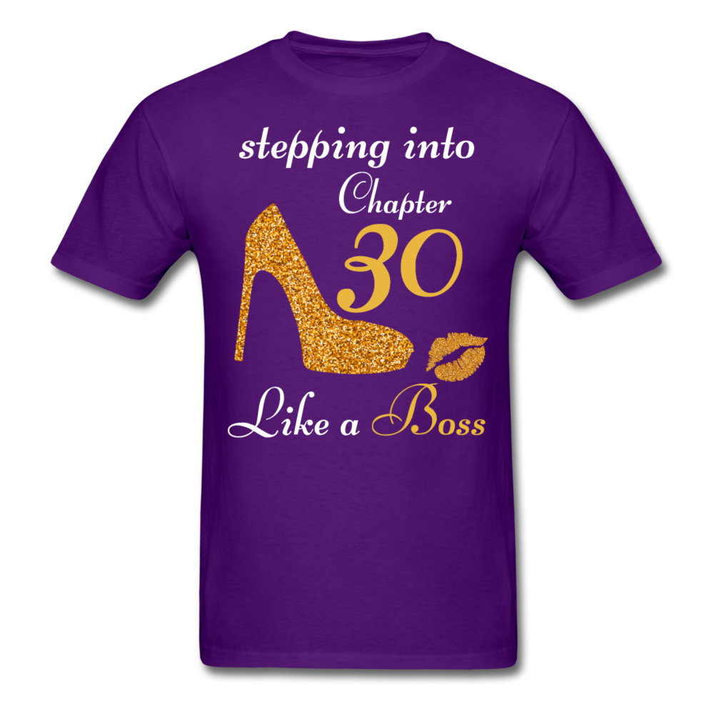 STEPPING CHAPTER 30 UNISEX SHIRT - purple