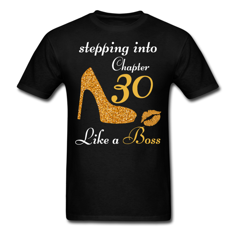 STEPPING CHAPTER 30 UNISEX SHIRT - black