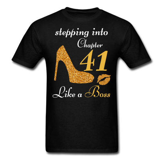 STEPPING CHAPTER 41 UNISEX SHIRT - black