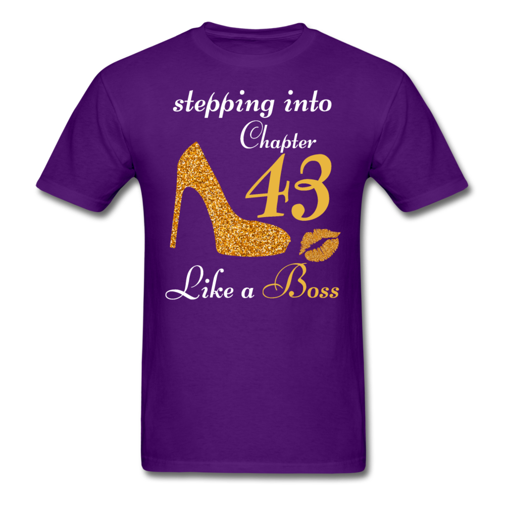 STEPPING CHAPTER 43 UNISEX SHIRT - purple