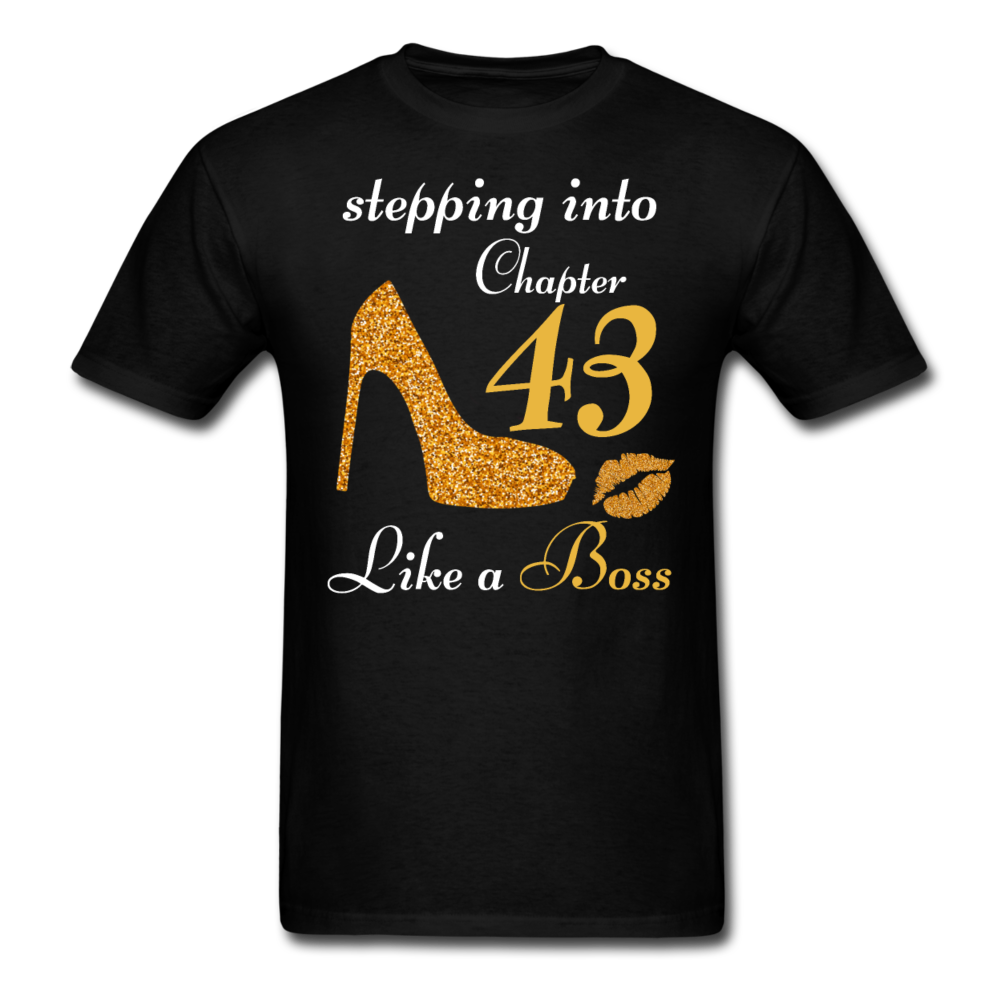 STEPPING CHAPTER 43 UNISEX SHIRT - black