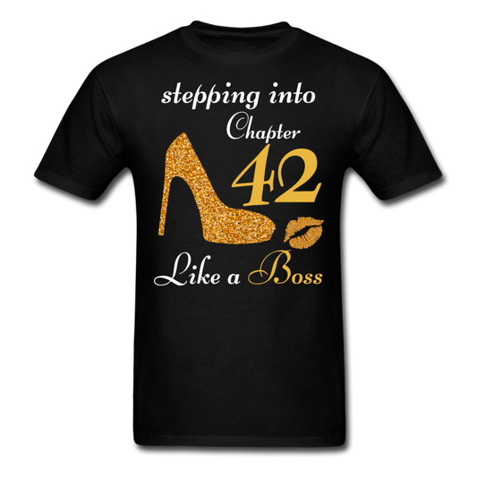 STEPPING CHAPTER 42 UNISEX SHIRT - black