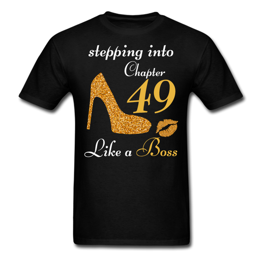 STEPPING CHAPTER 49 UNISEX SHIRT - black