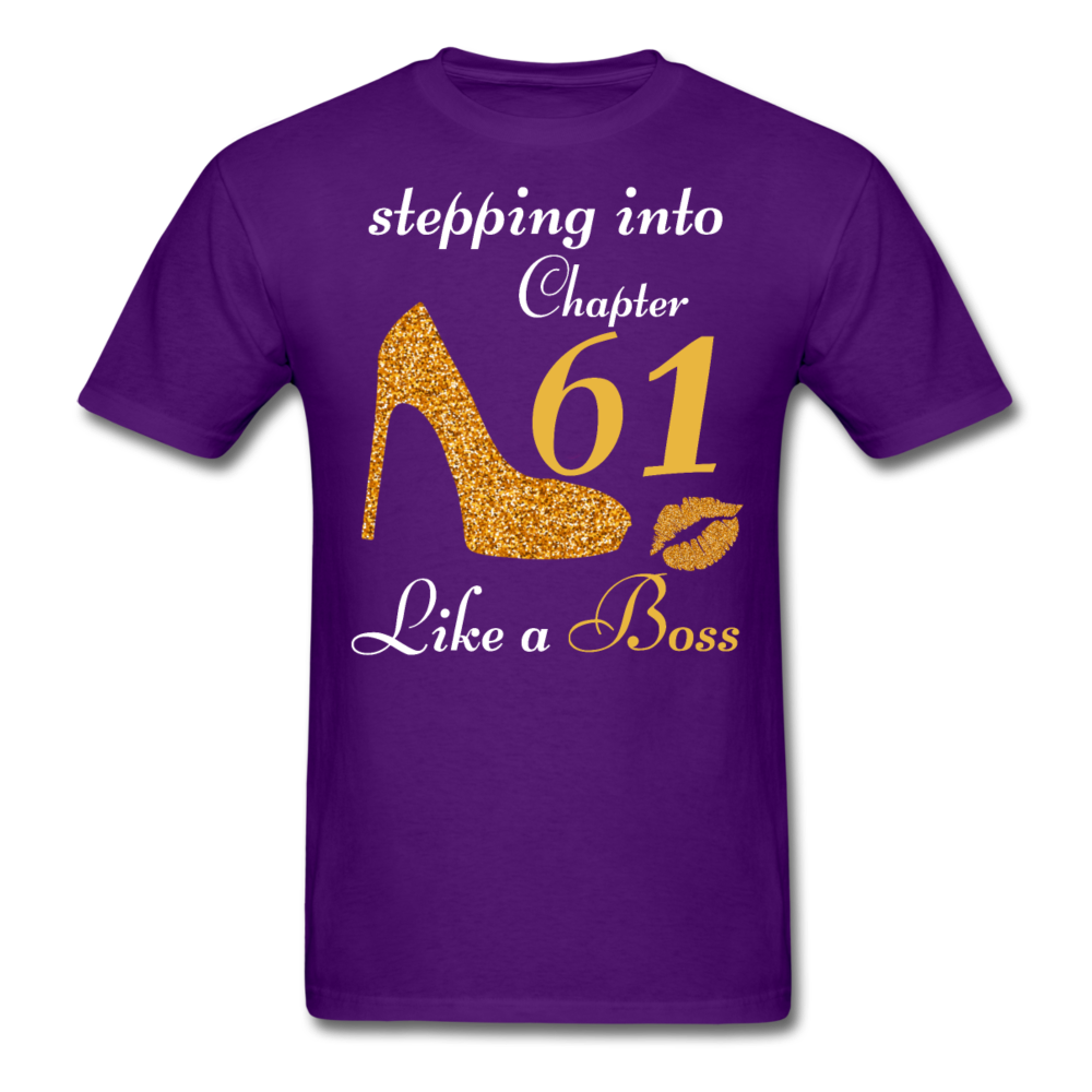 STEPPING CHAPTER 61 UNISEX SHIRT - purple