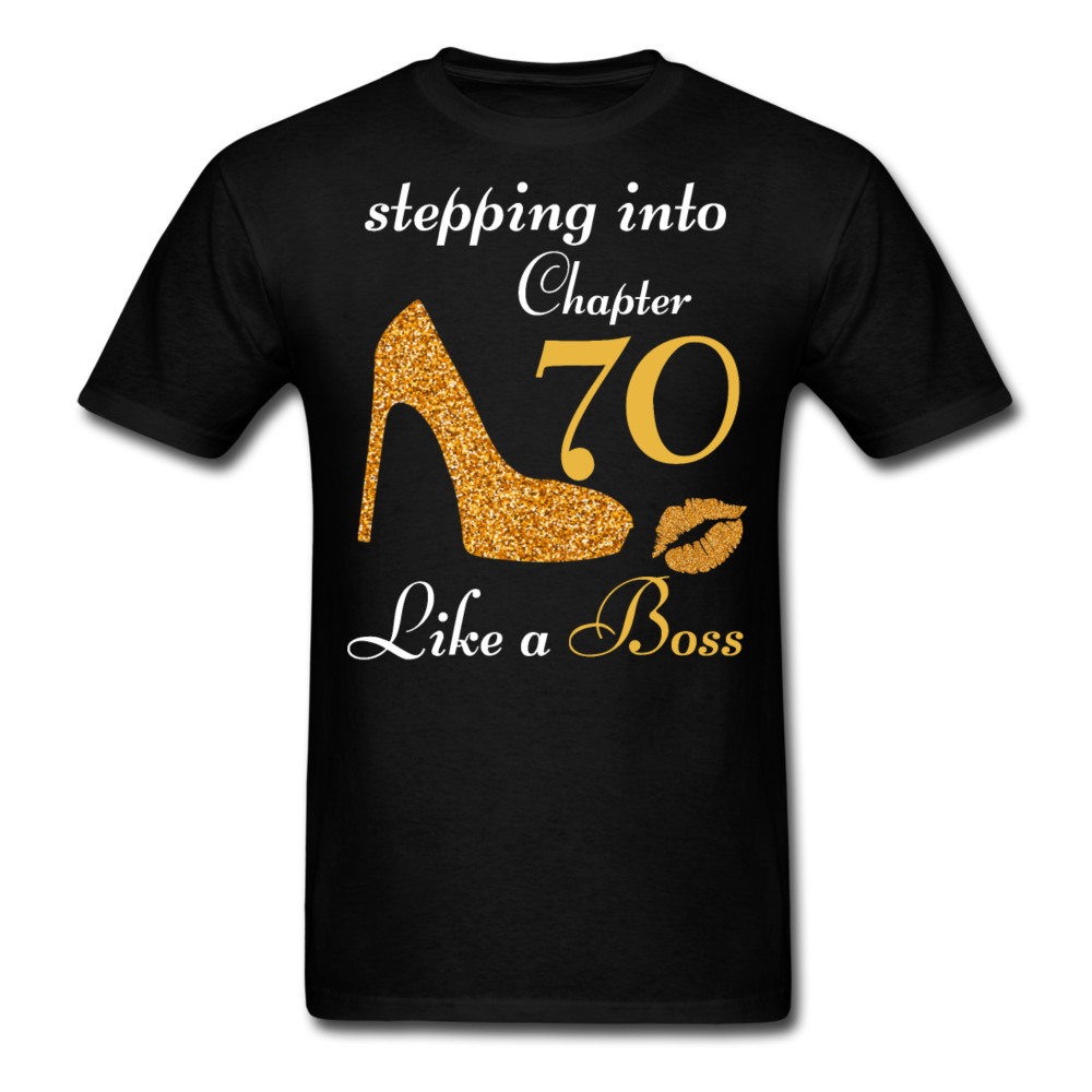 STEPPING CHAPTER 70 UNISEX SHIRT - black