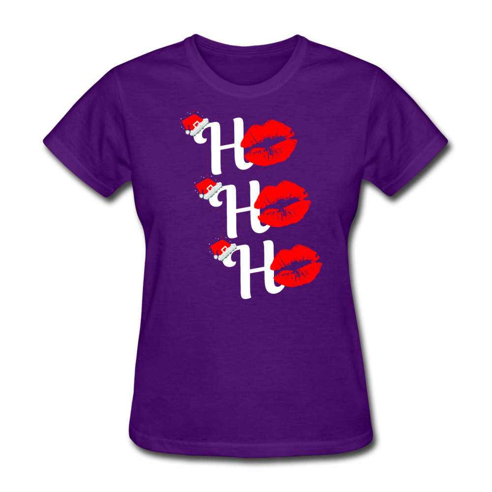 HO HO WOMEN'S SHIRT - purple