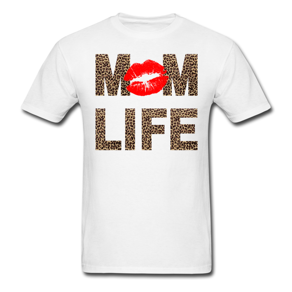 MOM LIFE UNISEX SHIRT - white