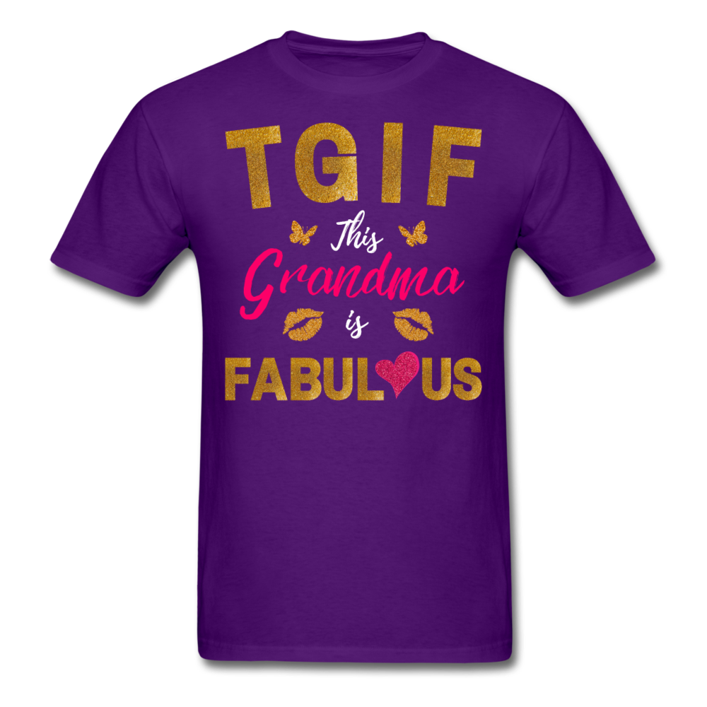 TGIF GRANDMA SHIRT - purple