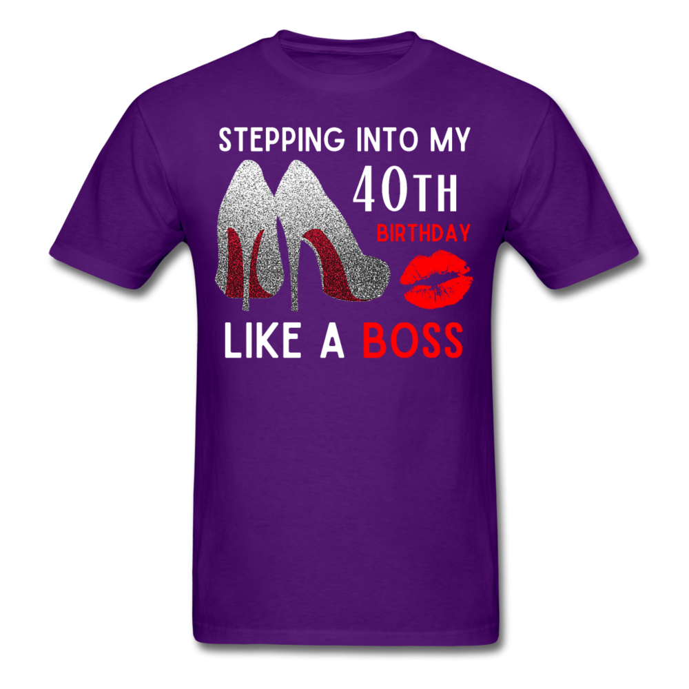 STEPPING 40 SHIRT - purple