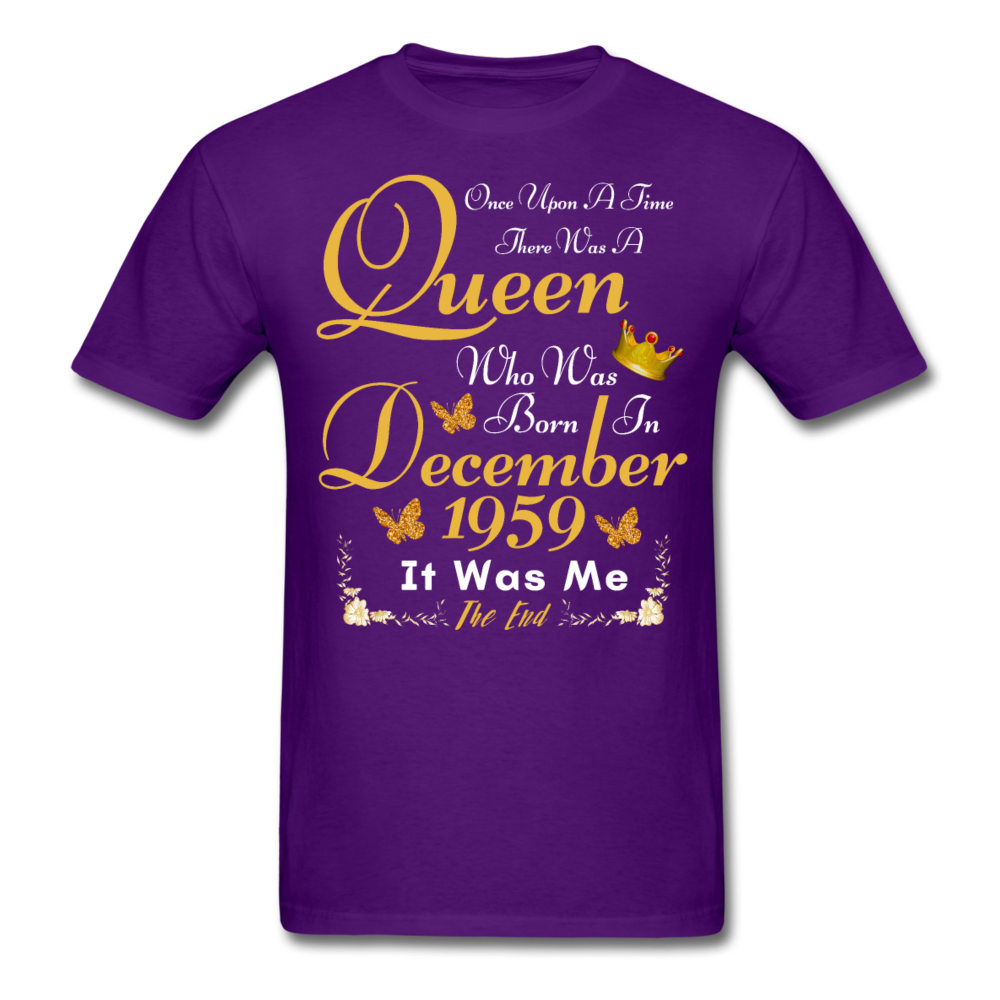 QUEEN DEC 1959 UNISEX SHIRT - purple