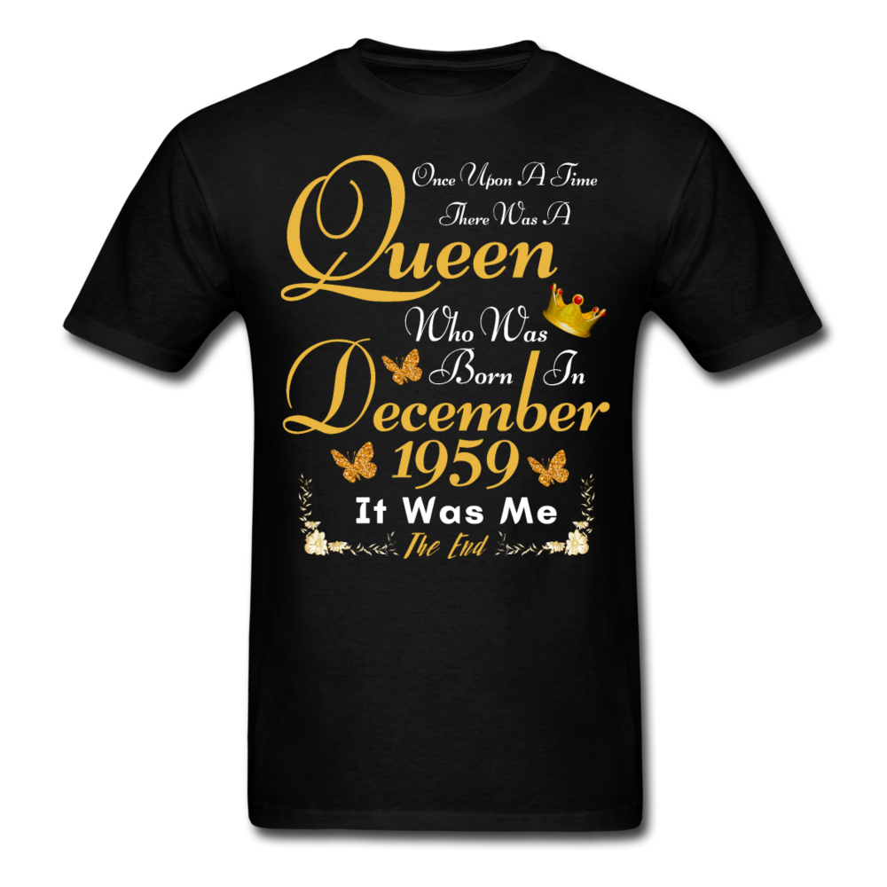 QUEEN DEC 1959 UNISEX SHIRT - black