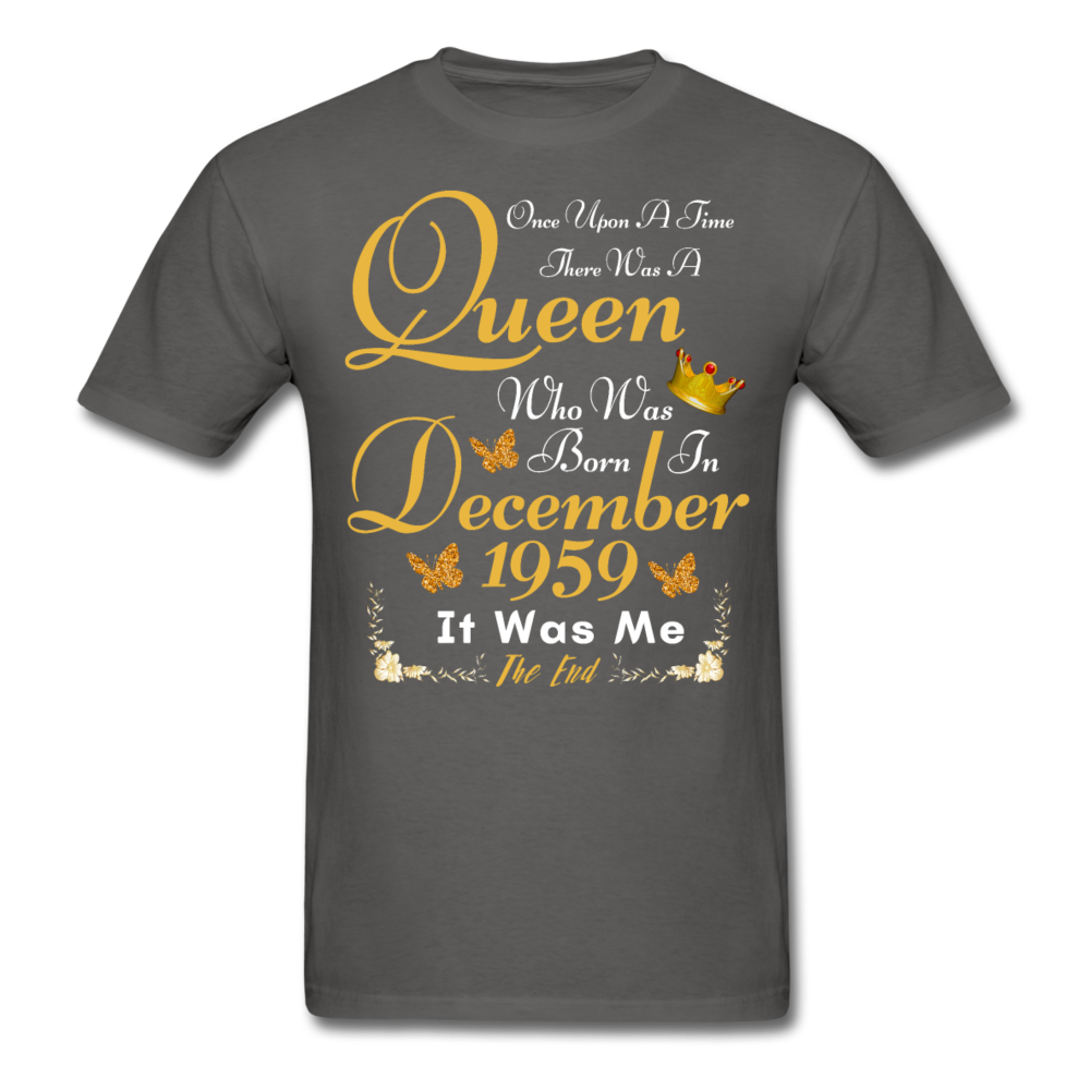 QUEEN DEC 1959 UNISEX SHIRT - charcoal