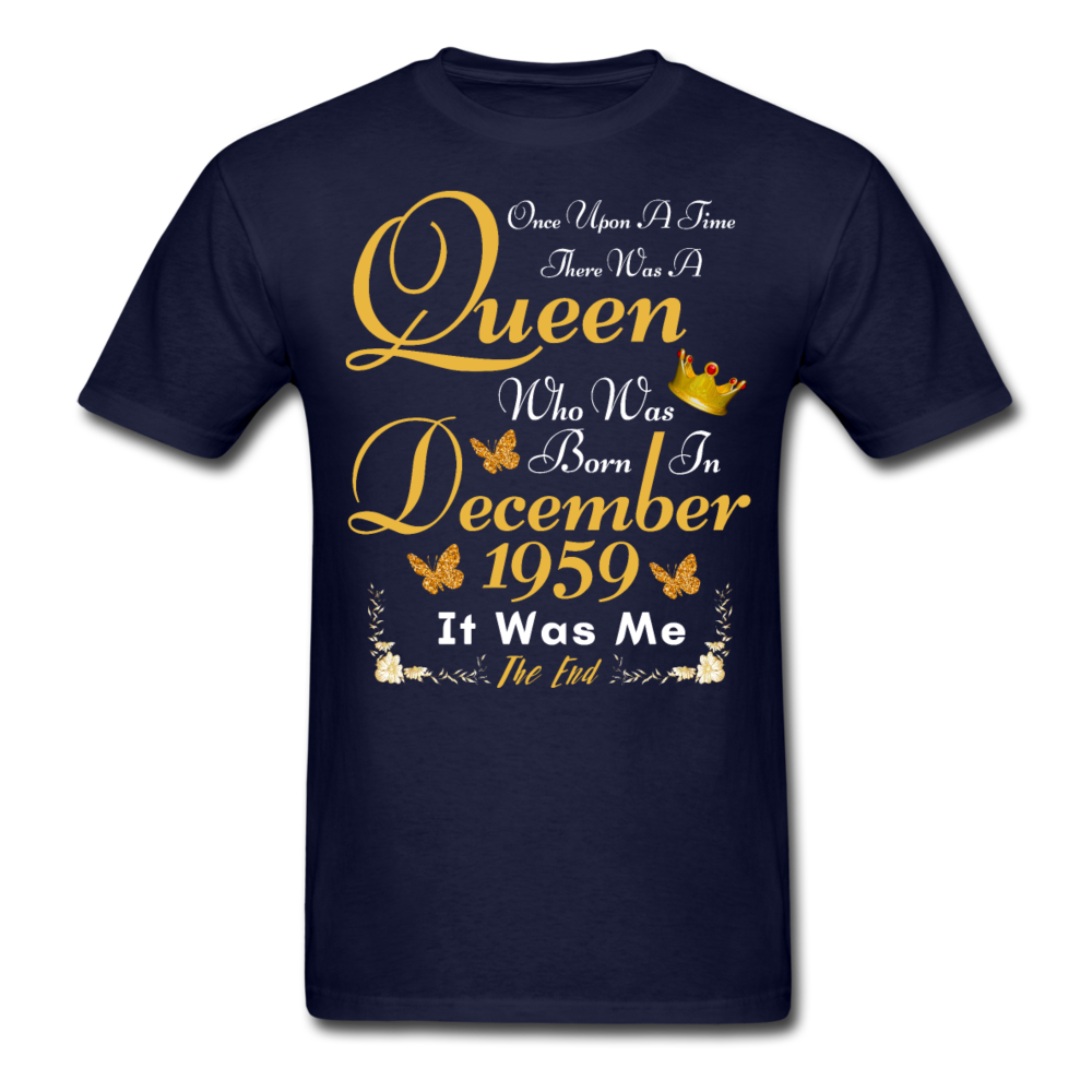 QUEEN DEC 1959 UNISEX SHIRT - navy