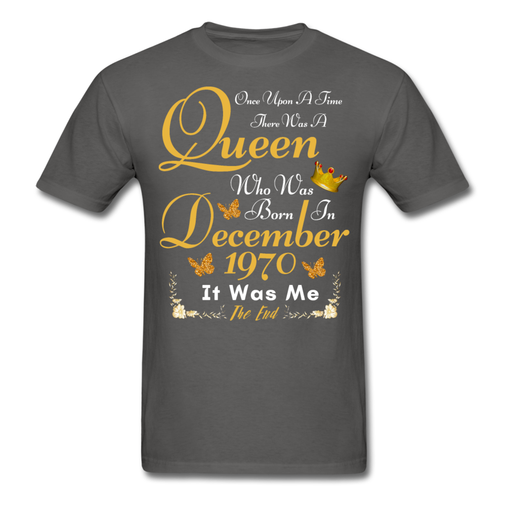 QUEEN DEC 1970 UNISEX SHIRT - charcoal