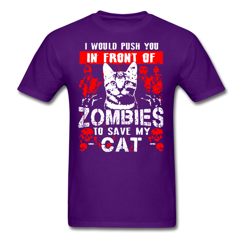 SAVE MY CAT UNISEX SHIRT - purple