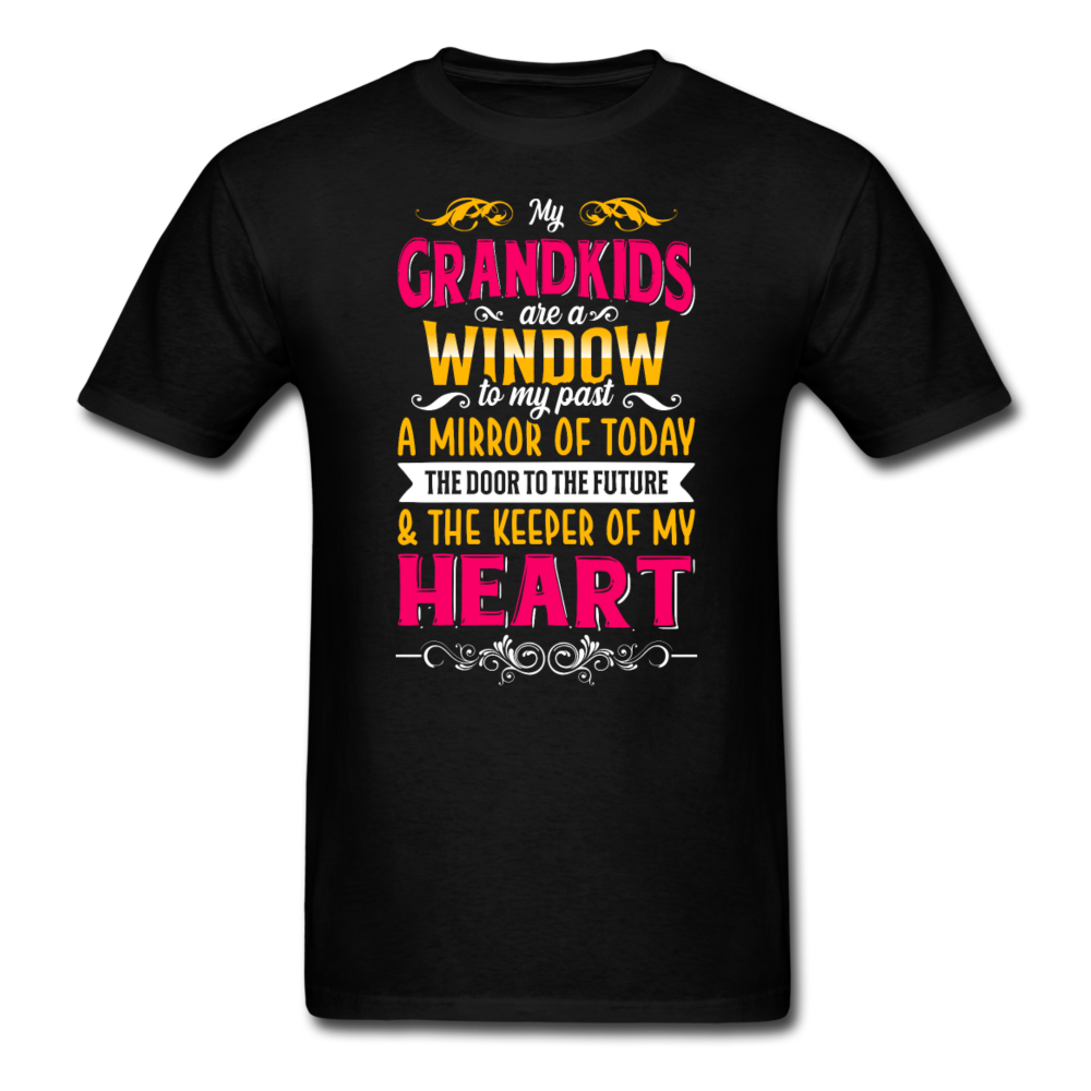 MY GRANDKIDS UNISEX SHIRT - black