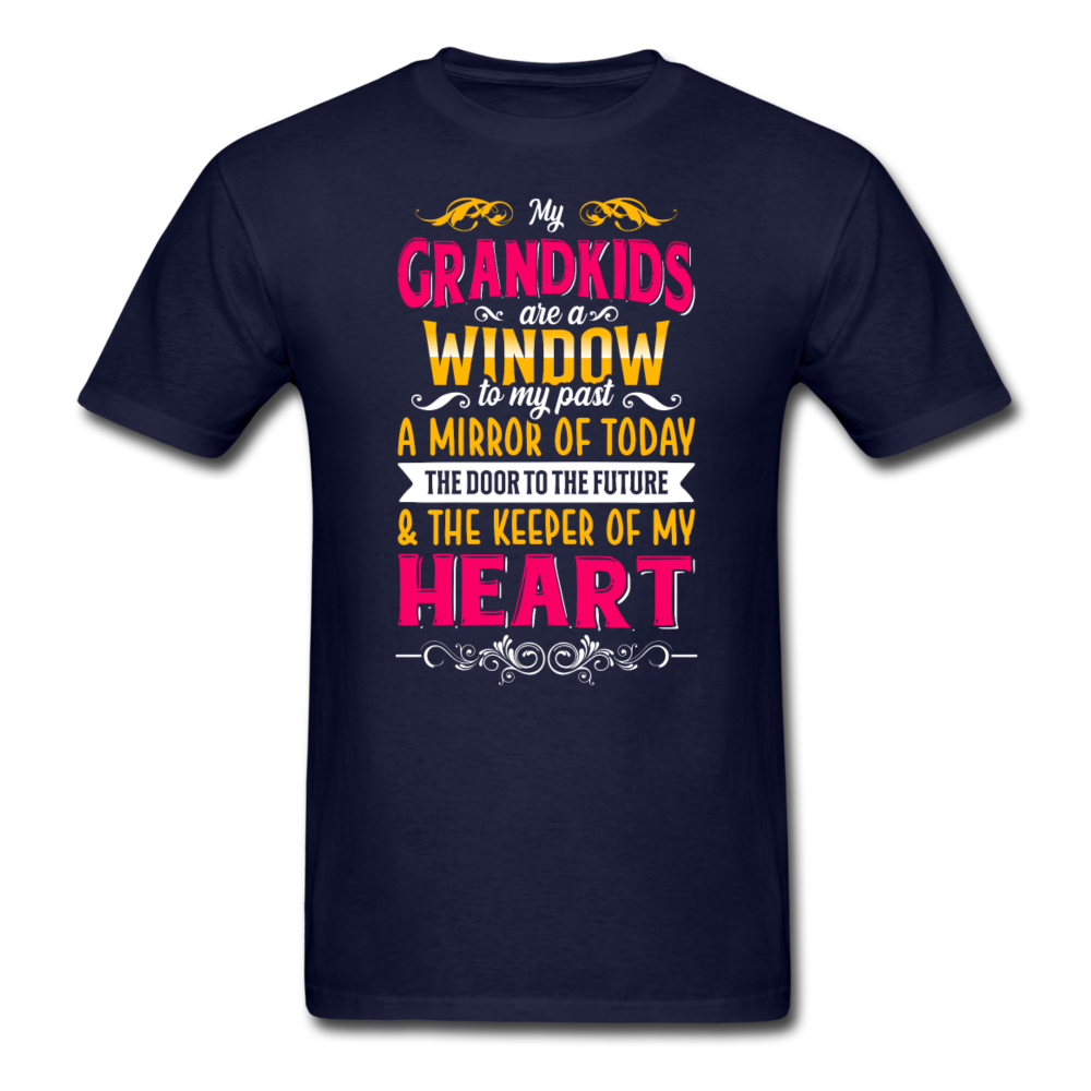 MY GRANDKIDS UNISEX SHIRT - navy