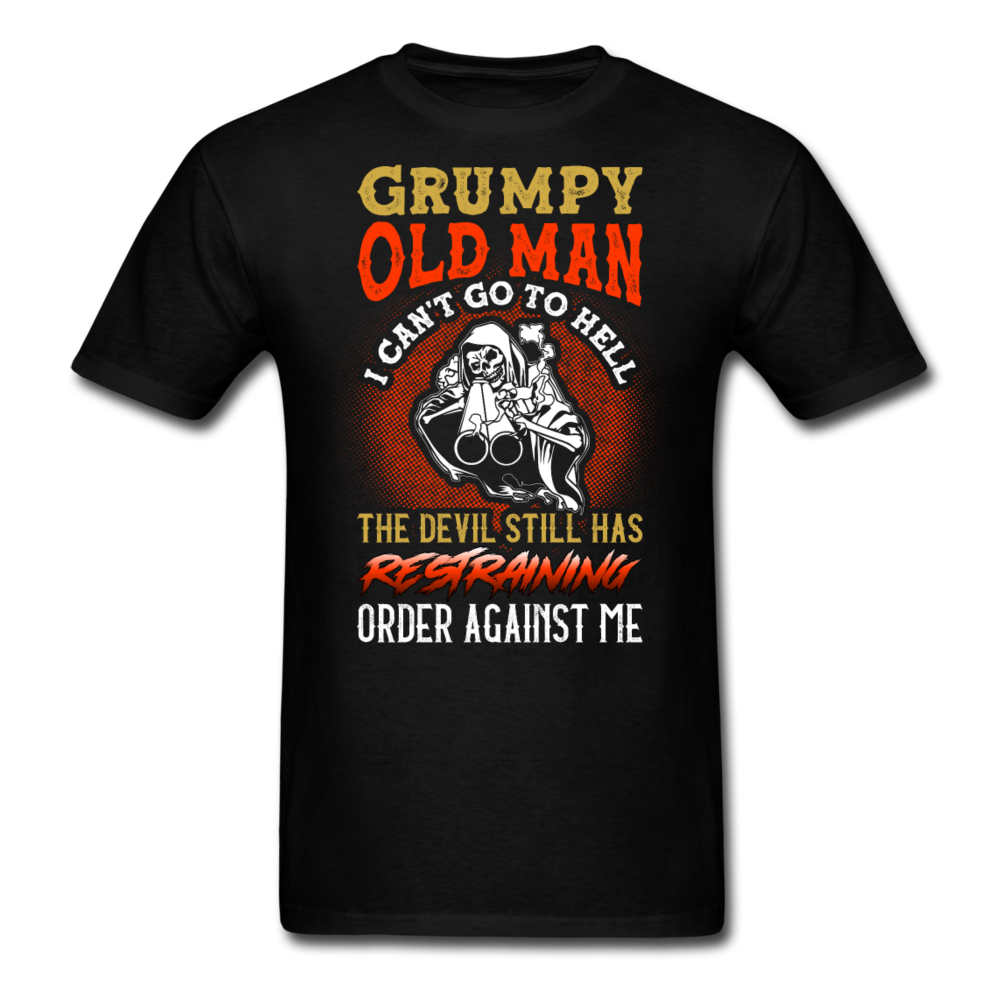 GRUMPY OLD MAN UNISEX SHIRT - black