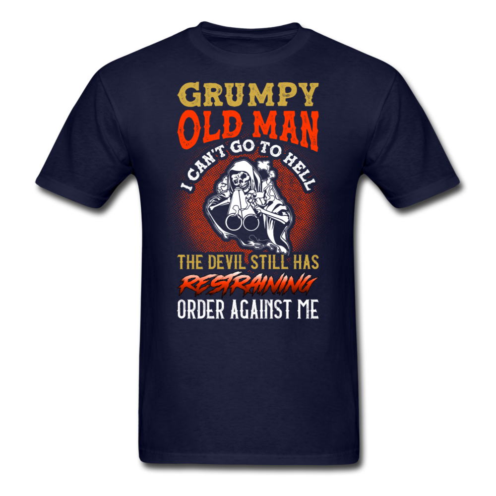 GRUMPY OLD MAN UNISEX SHIRT - navy