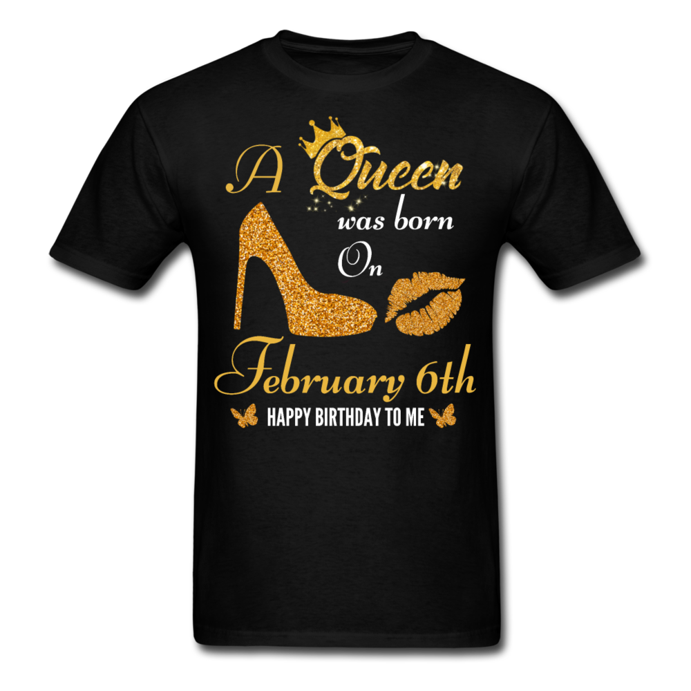 QUEEN 6TH FEB UNISEX SHIRT - black