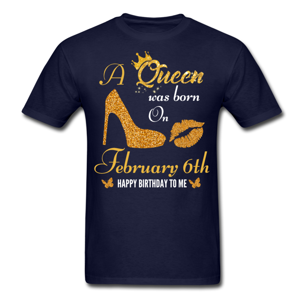 QUEEN 6TH FEB UNISEX SHIRT - navy