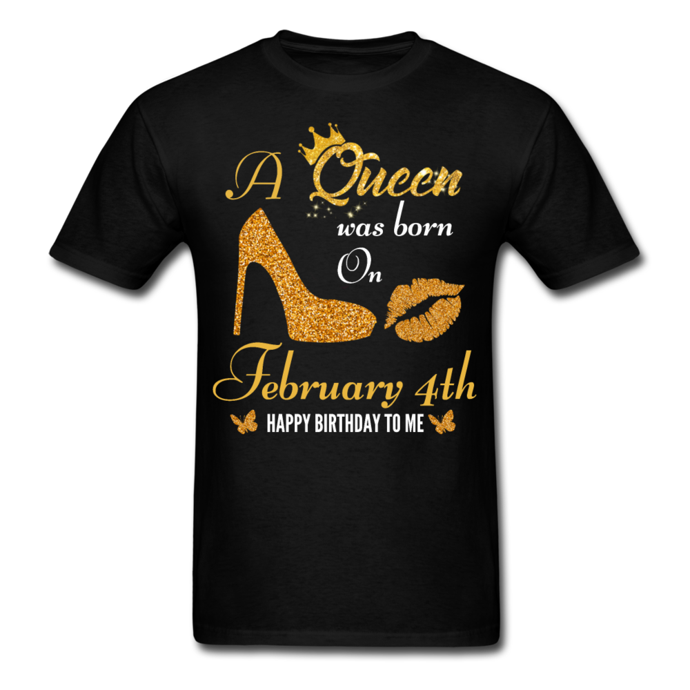 QUEEN 4TH FEB UNISEX SHIRT - black