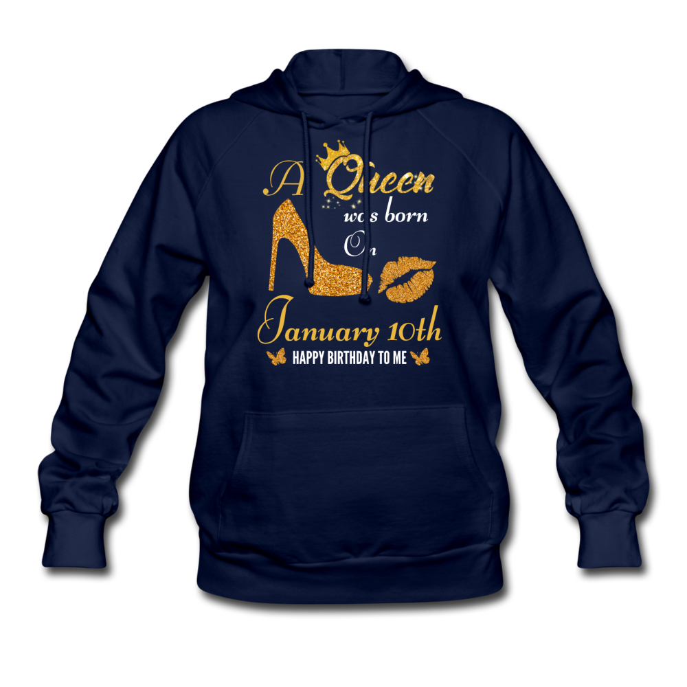 QUEEN 10TH JAN HOODIE - navy