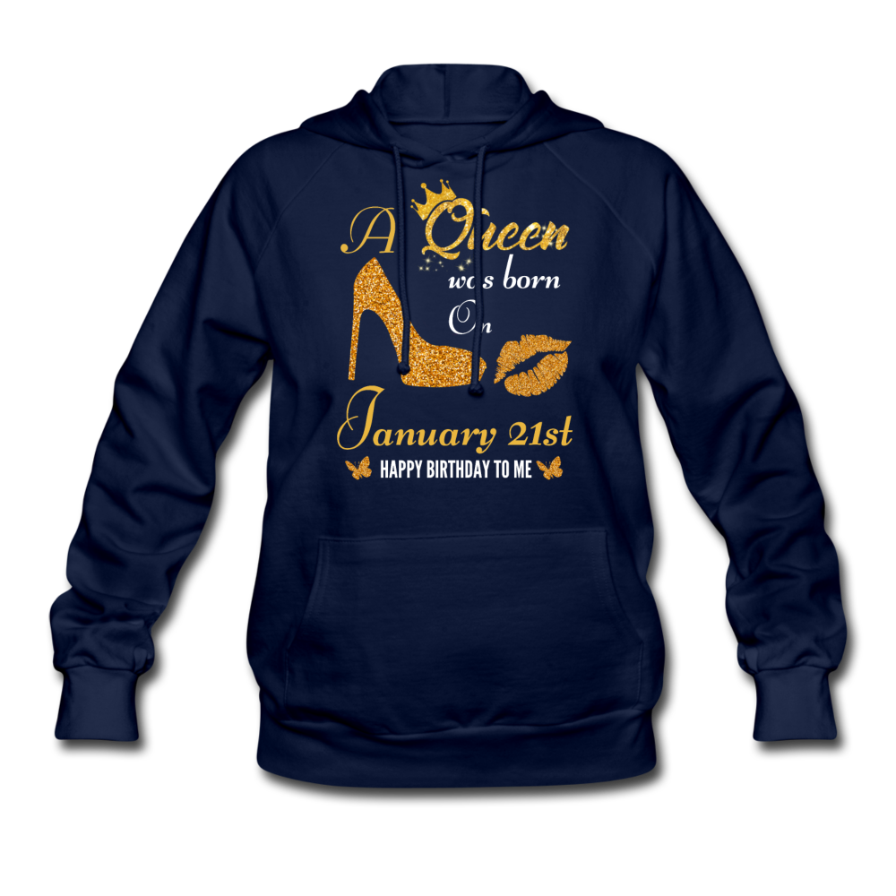 QUEEN 21ST JAN HOODIE - navy