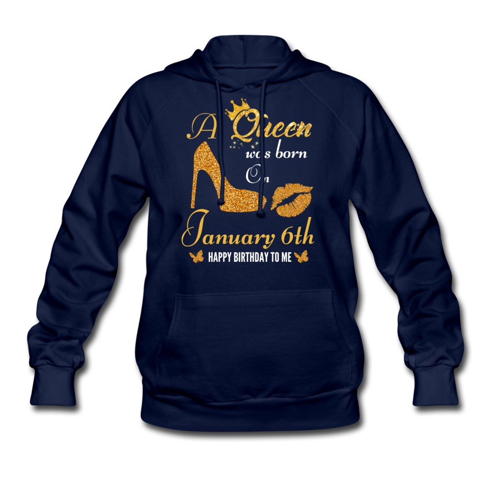 QUEEN 6TH JAN HOODIE - navy