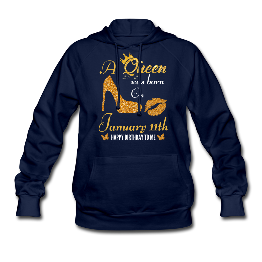 QUEEN 11TH JAN HOODIE - navy