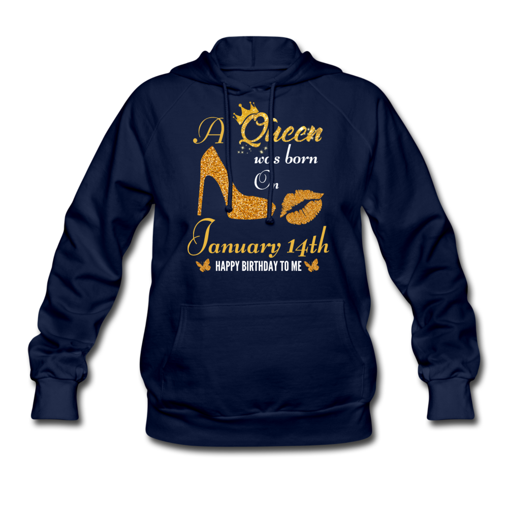 QUEEN 14TH JAN HOODIE - navy