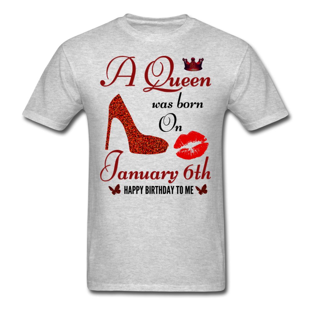 QUEEN JAN 6TH UNISEX SHIRT - heather gray