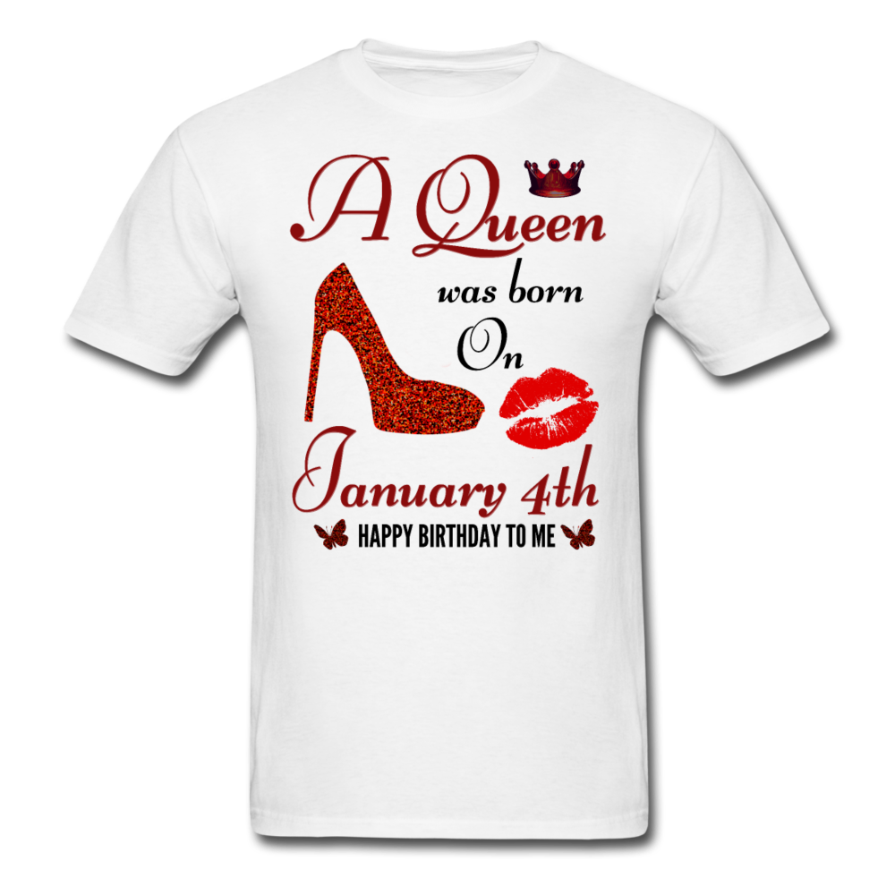 QUEEN JAN 4TH UNISEX SHIRT - white