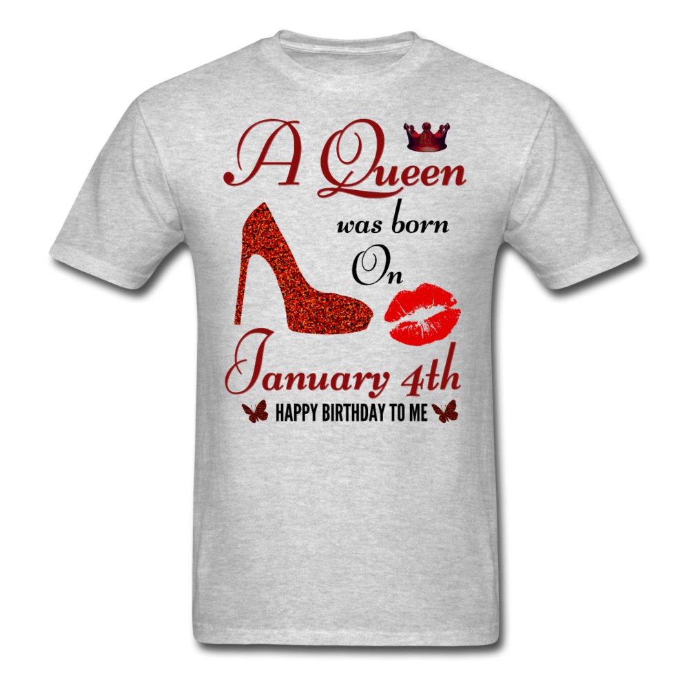 QUEEN JAN 4TH UNISEX SHIRT - heather gray