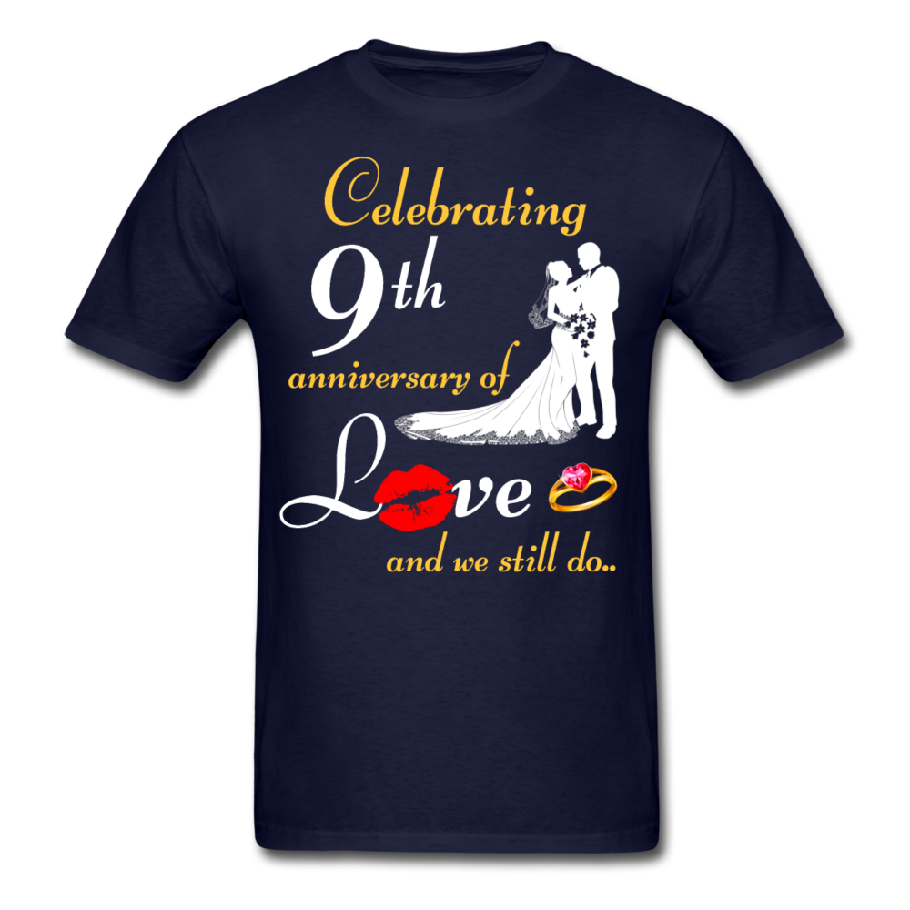 9TH ANNIVERSARY UNISEX SHIRT - navy