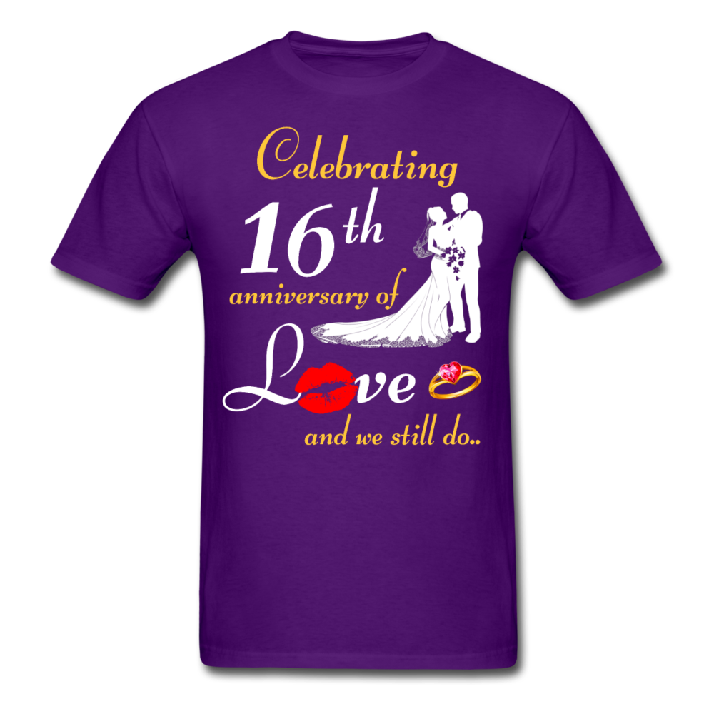 16TH ANNIVERSARY UNISEX SHIRT - purple