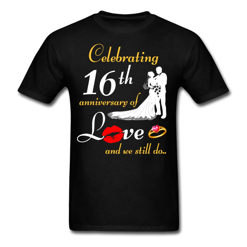 16TH ANNIVERSARY UNISEX SHIRT - black