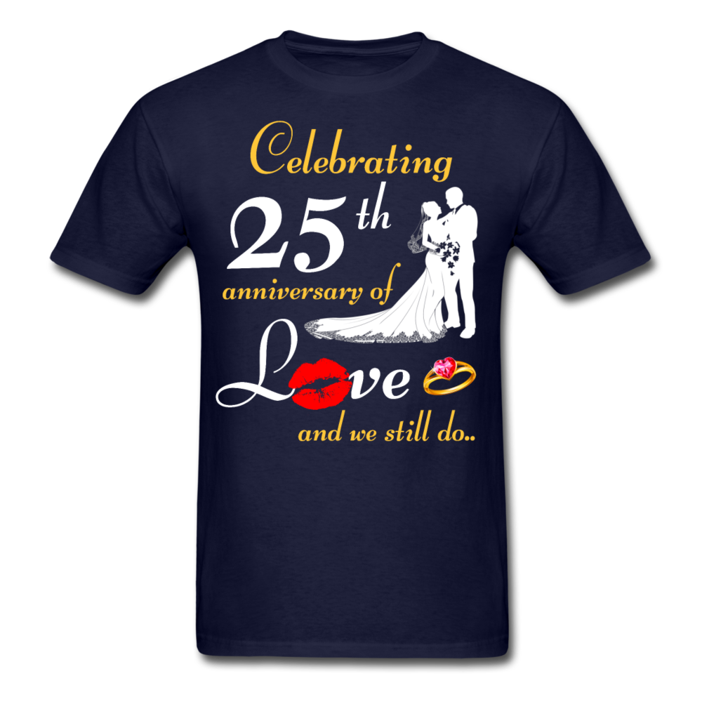 25TH ANNIVERSARY UNISEX SHIRT - navy